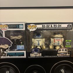 Funko Pops Kaiuju no.8 and Star Wars