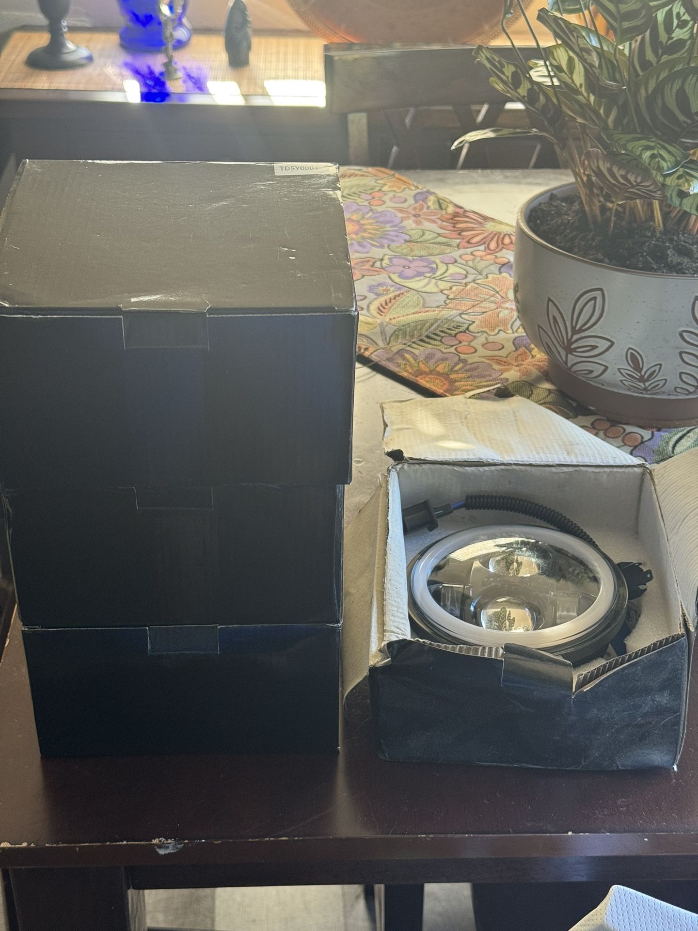 5 3/4 LED Headlight Kit With Halo Ring For Harley Davidson And Indian Motorcycles - Generation II