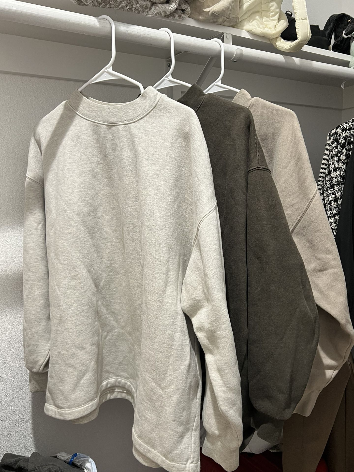 Unisex Essentials Fear of God Oversized Sweaters (Packed of 3)