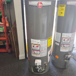 New Rheem Pro Classic 50 gallon natural gas water heater