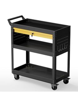 3 Tier Heavy Duty Rolling Tool Cart