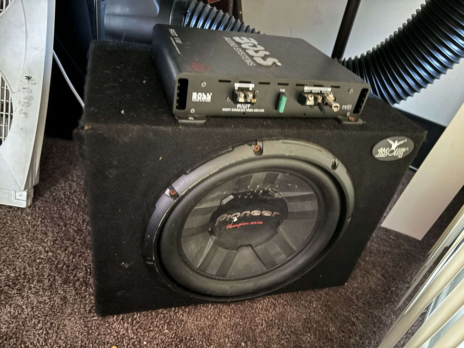 Subwoofer & Amplifier