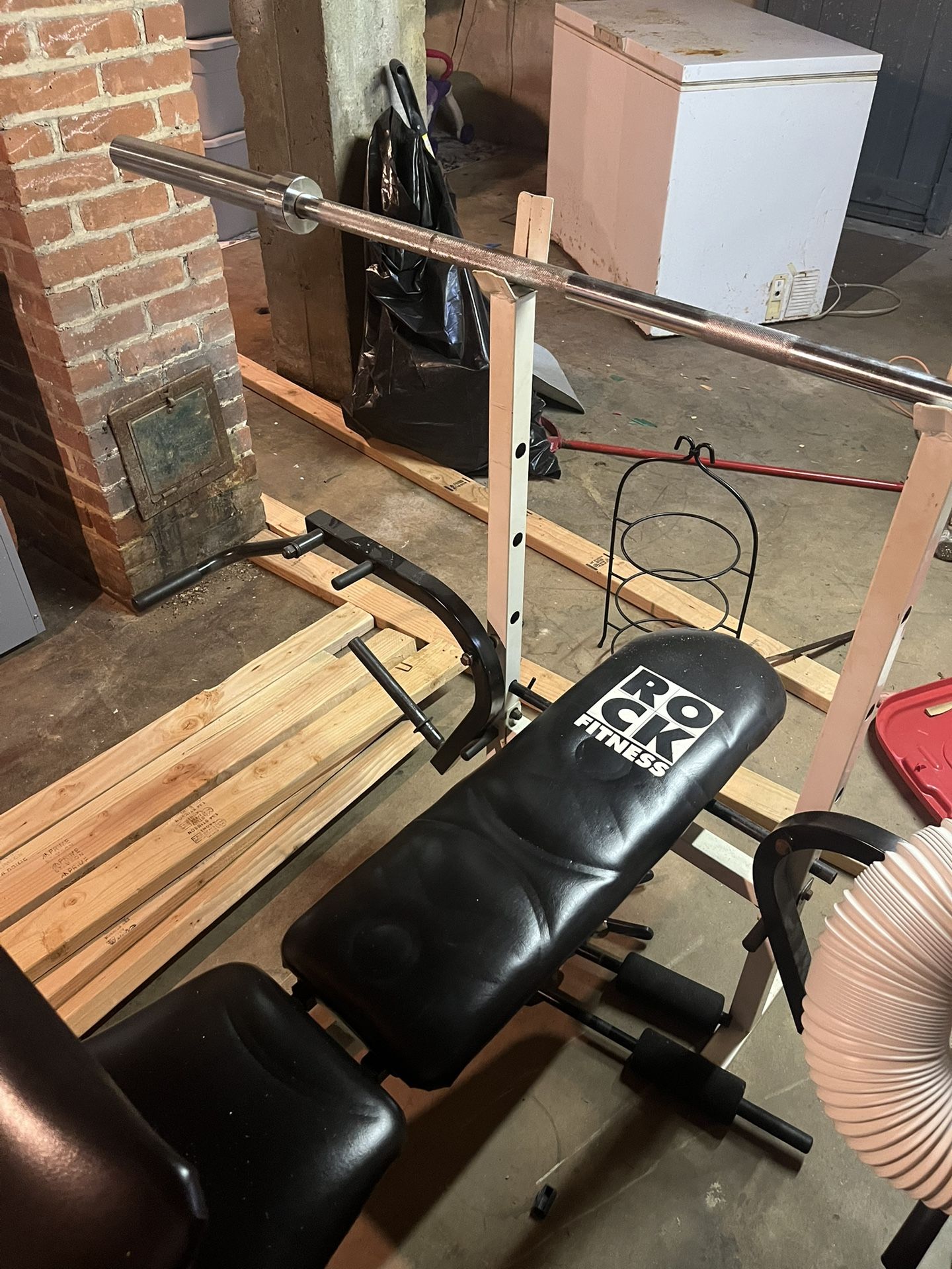 Bench Press Bar And Weights