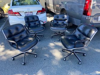 Vintage Knoll Pollock Chairs Set Of 4