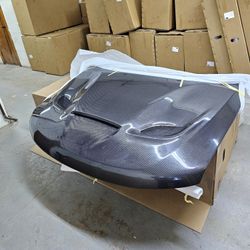 Jeep Grand Cherokee SRT Hood Real Carbon Fiber hell cat style 2011-2020