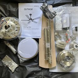 Ceiling Fan With Light And Remote