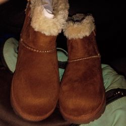 2 Pair Little Girl Shoes Sz 10