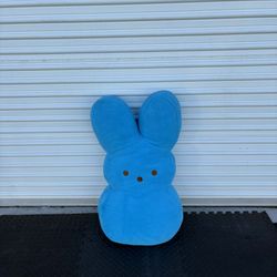 Animal Adventure | Peeps | 30” Collectible Plush | Blue Shaggy Fur Bunny