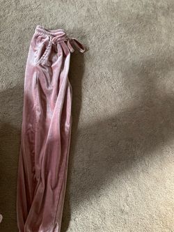 Pink fancy glossy pant