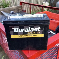 Car Battery Top Post Is Duralast Brand 