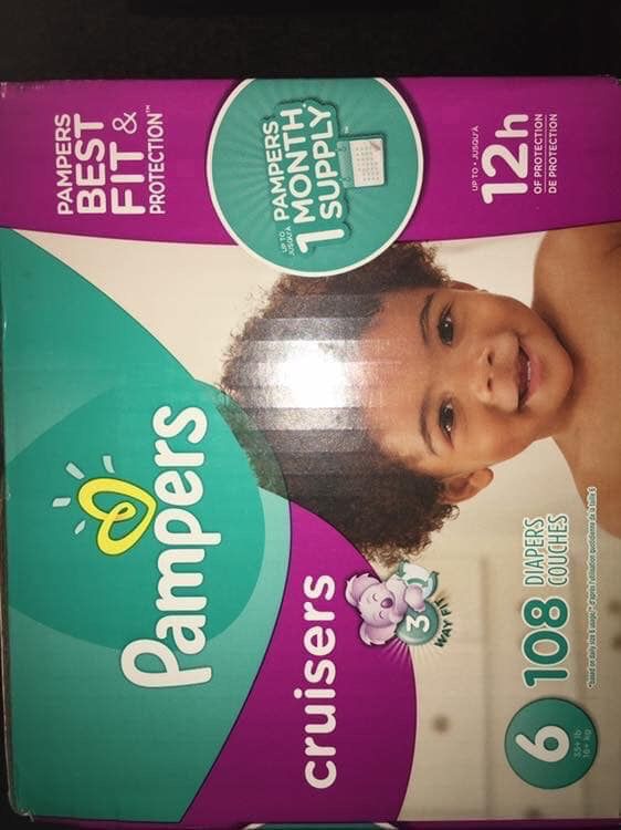 Pampers cruisers size 6 diapers