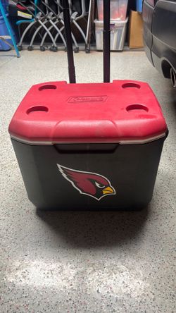 Coleman ice chest, 60 quart w/wheels