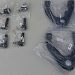 2000-2004 Nissan Xterra 8Pcs Front Tie Rods Ball Joints Control Arms Kit