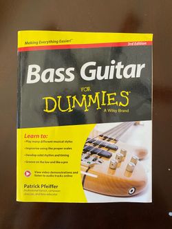 Bass Guitar for Dummies book