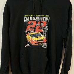 Joey Logano Champion NASCAR Monster Energy #22 Hoodie 