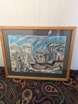 Vera St John original chalk/pastel