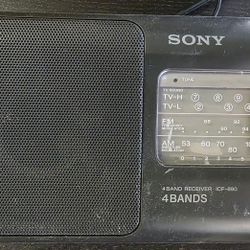 Vintage SONY am/pm Radio Receiver