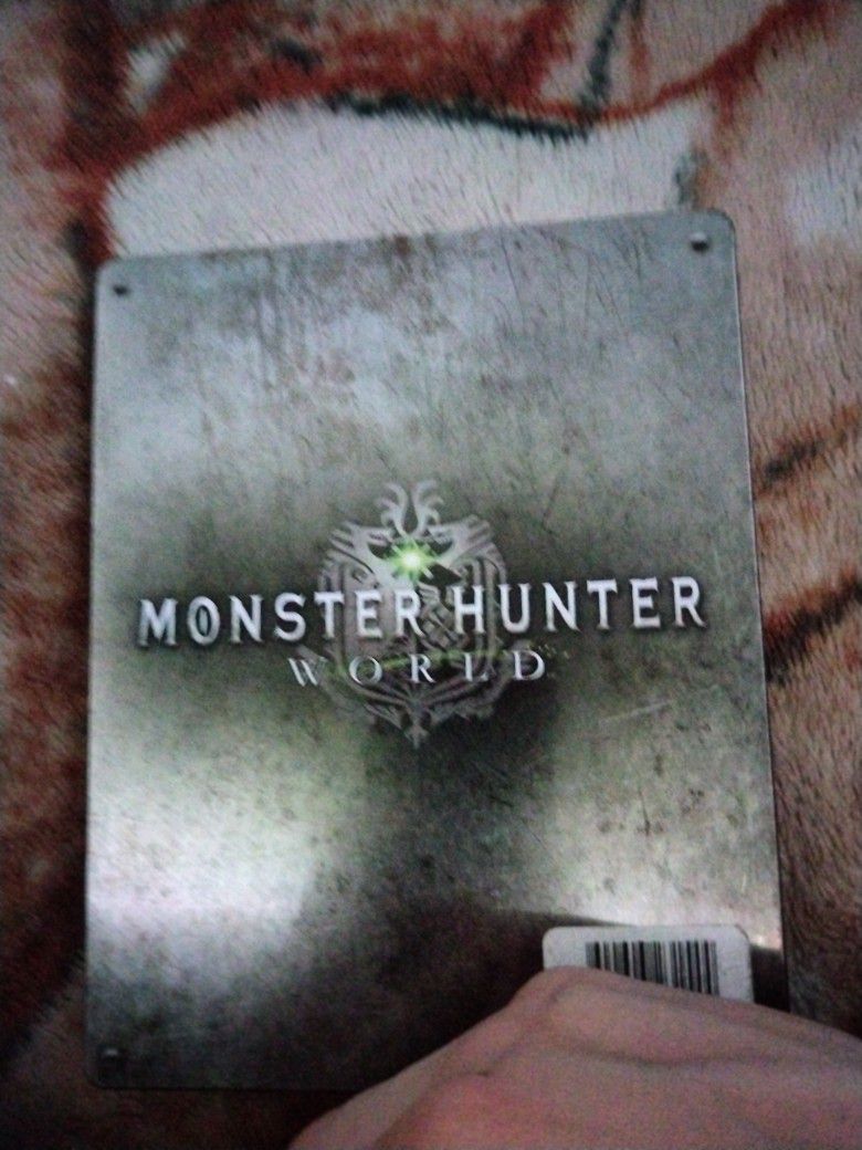 Monster Hunter World PS4 Game Steel Book