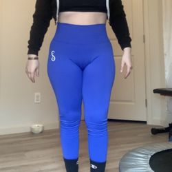 High Waisted Booty Scrunch Gym Leggings 