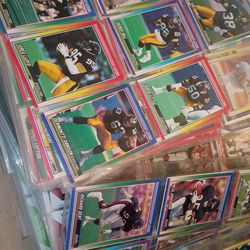 Football cards baseball cards lots of cards found them don't know much about them firm price