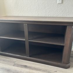 Custom Solid Oak Credenza