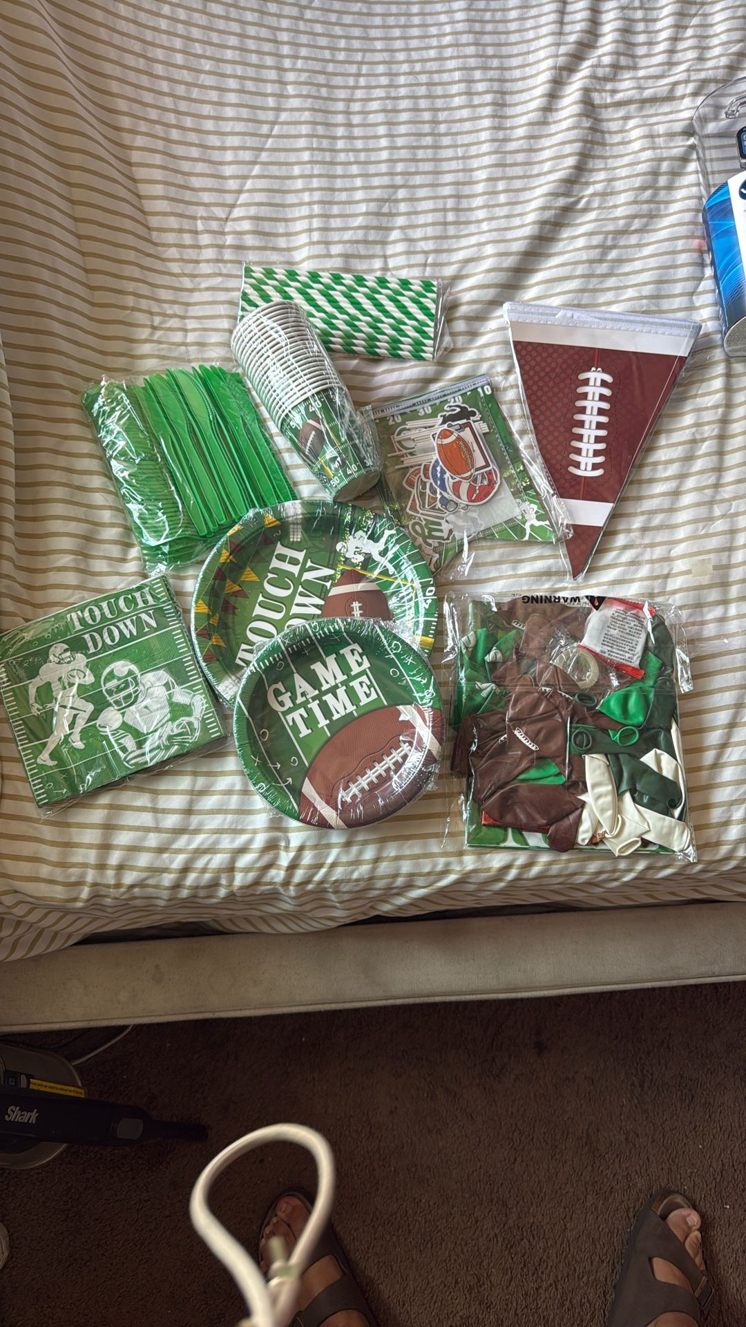 224 Pc Football Birthday Party Pack