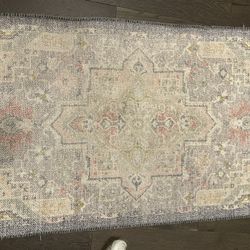 Area Rug Pink And Cream