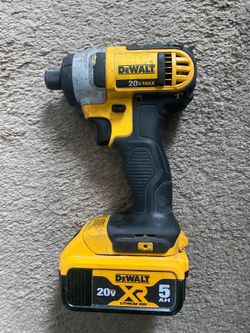 Dewalt 1/4” (6mm) cordless impact driver