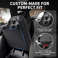 Center Console Armrest Cover Compatible with Hyundai Palisade 2020-2025 Accessories