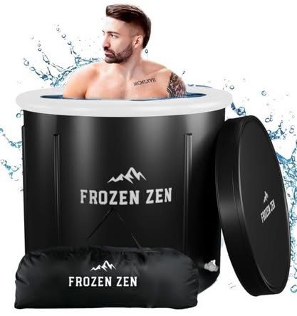 NEW Frozen Zen Ice Bath Tub For Athletes with Lid, XL 105 Gallons, Outdoor/Indoor Portable Ice Bath