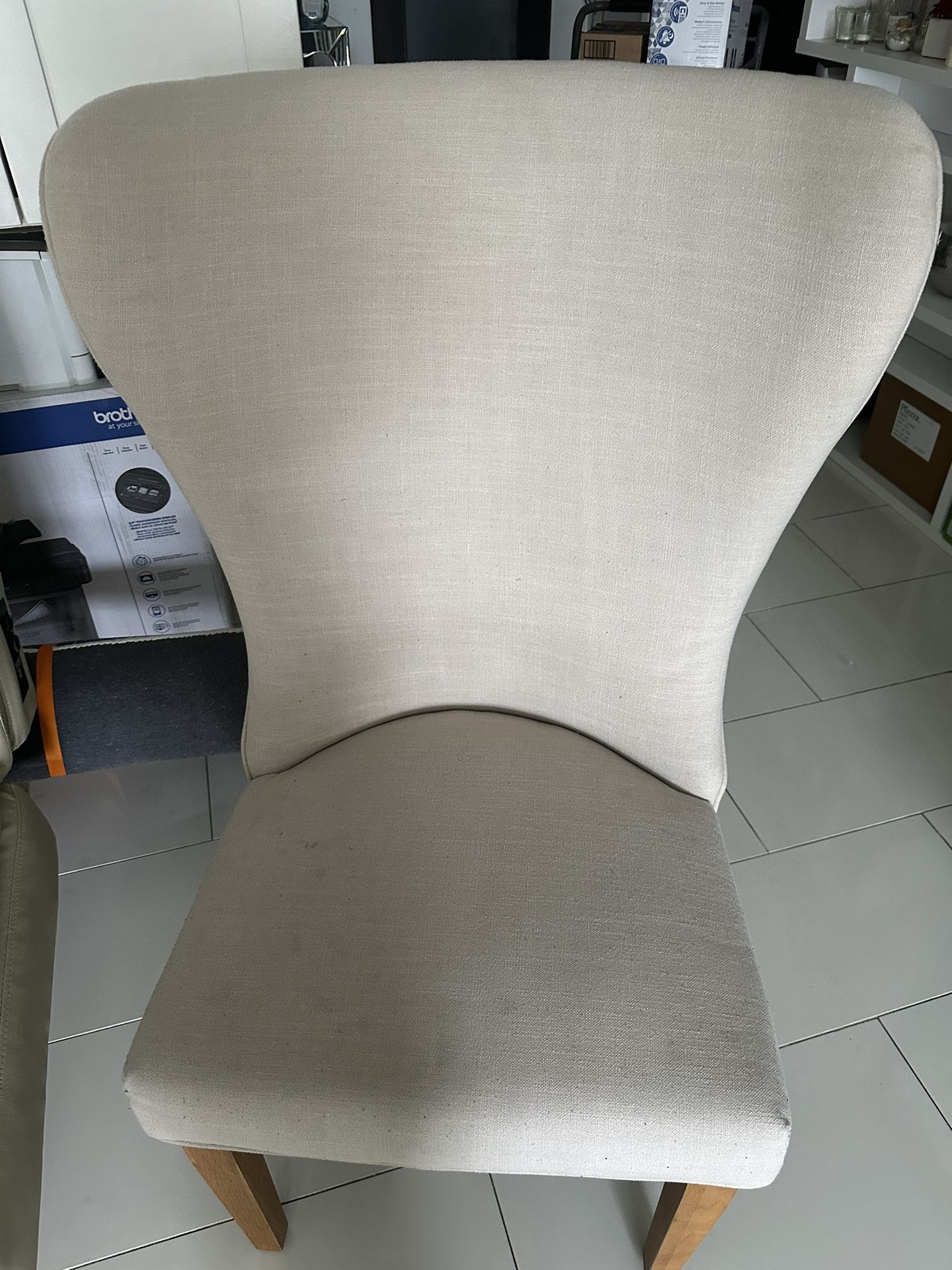 West Elm Wingback Chair Used