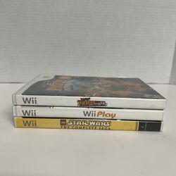 3 used Wii games 