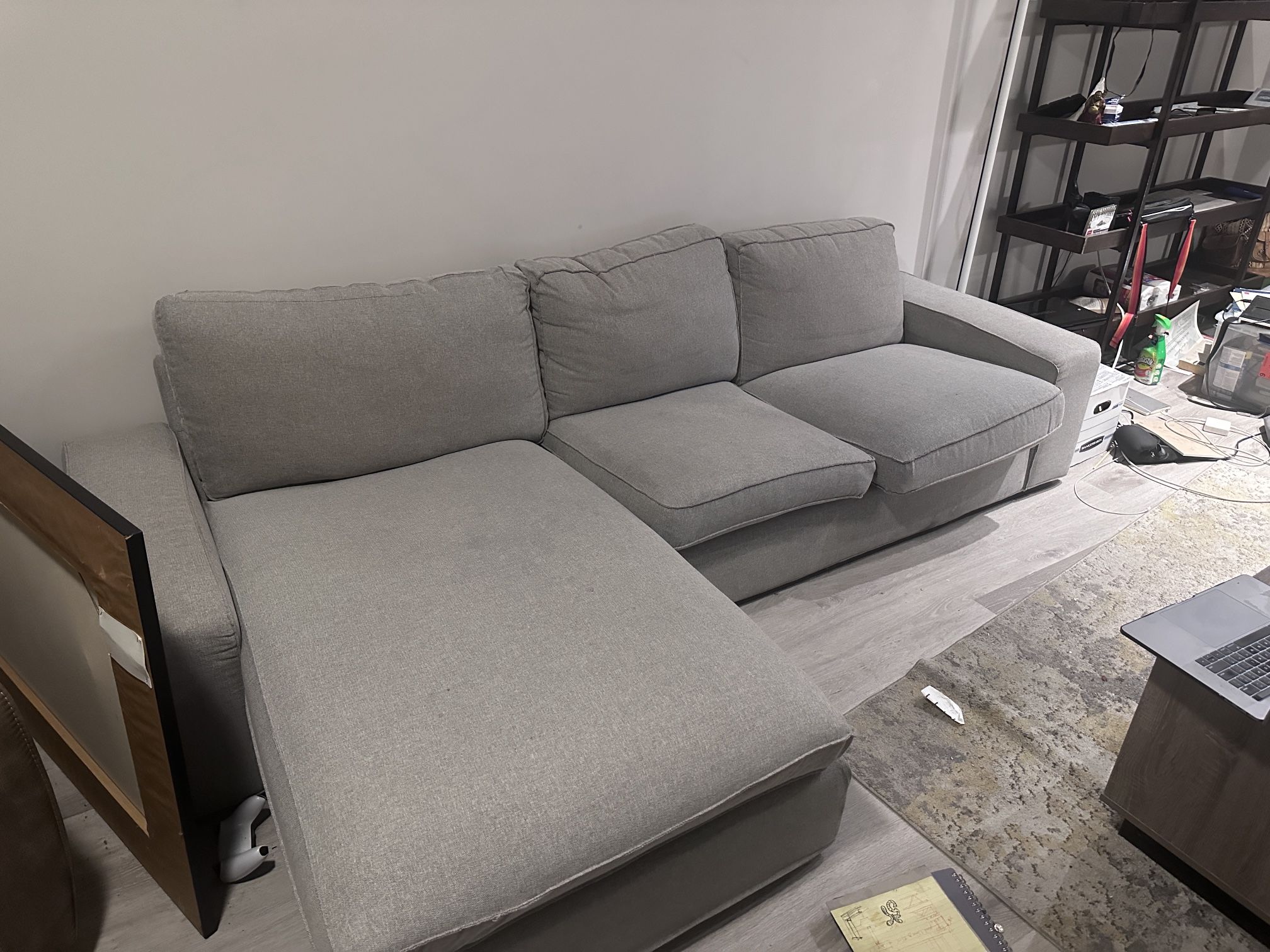 Ikea grey couch
