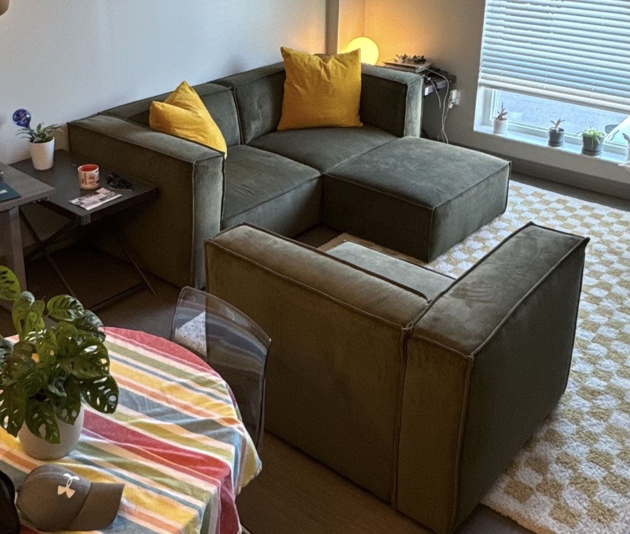 Shonnard Sofa with Ottoman and Extra Piece