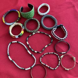 Woman Decorative Wristbands Girls Wristlets 12 Wristbands 