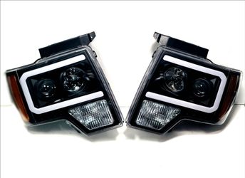 HEADLIGHTS FOR 09-14 FORD F150  HEADLAMPS