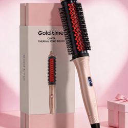 Infrared Thermal Brush, 2026 Upgrated Negative Ion Thermal Round Brush for Women Girls Hair Care, Larger Barrel form