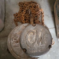 CM HOIST CHAIN HOIST, 1/2-TON, MODEL M