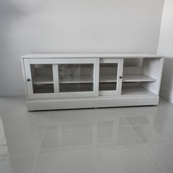 White TV Stand 