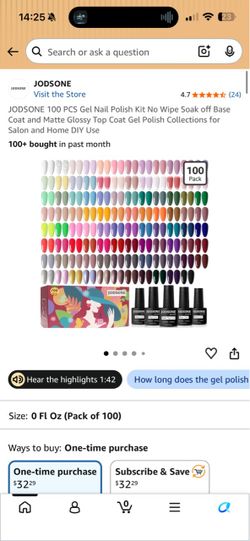 Gel polish with lamp