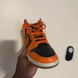 Orange & Black Nike Dunks 
