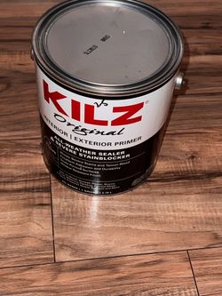 Kilz Original 1 Gal. White Oil-Based Interior and Exterior Primer, Sealer and Stain Blocker