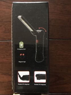 LED work light with flexible neck