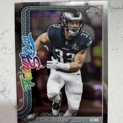 2025 Topps Chrome #FS-20 Cooper DeJean Future Stars