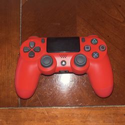 PS4 New Red Controller 