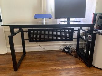 Glass Top Writing Desk - (Bay Ridge)
