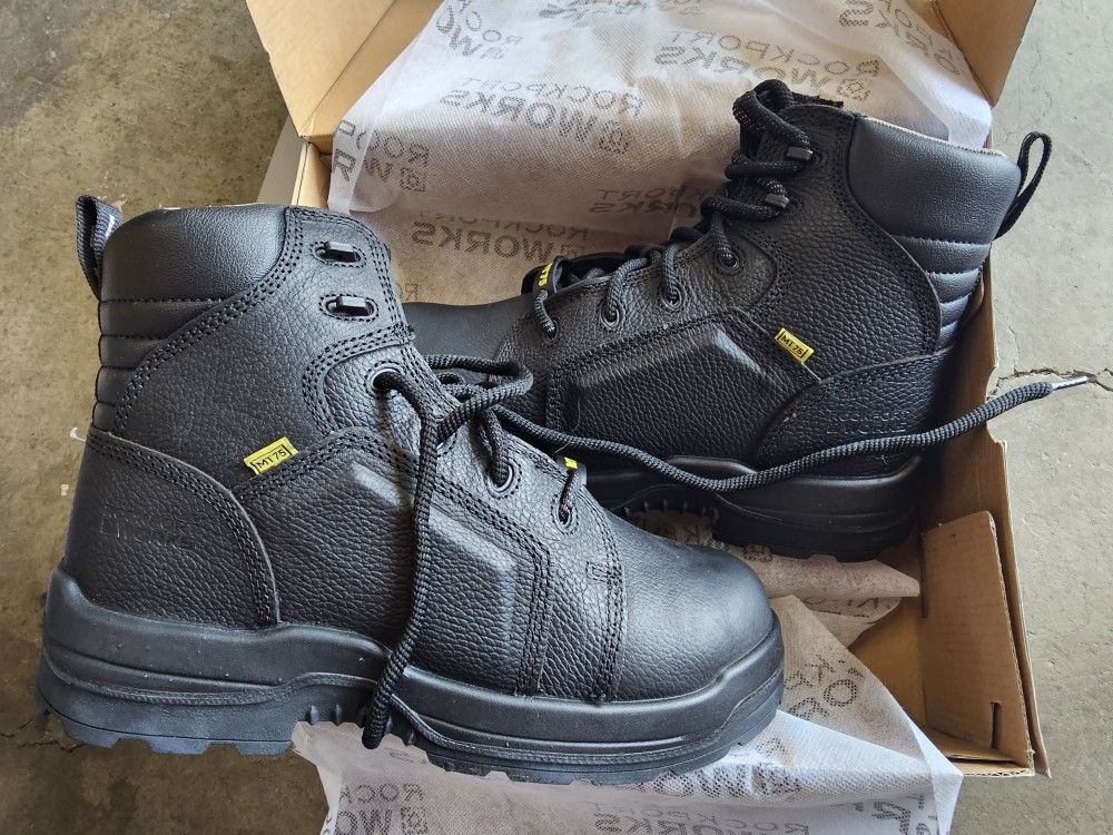 Rockport Safety Toe Work Boots 10