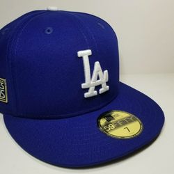 Dodgers 2020 World Series Gold Patch Hat Size 7