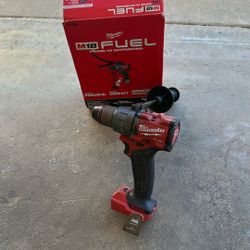 Milwaukee M18 FUEL 18V Lithium-lon Brushless Cordless 1/2 in. Hammer Drill/Driver (Tool-Only)
