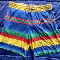 Polo Ralph Lauren Shorts Mens XL  Spa Terry Cotton Striped RARE